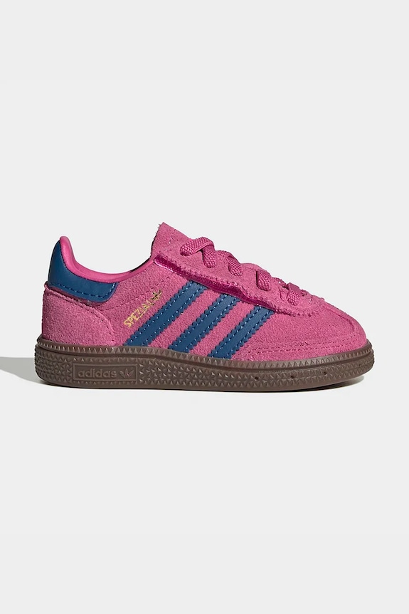 Παιδικά sneakers adidas Originals HANDBALL SPEZIAL δέρμα σαμουά ροζ JP9573