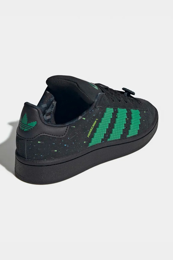 Băieți adidas Originals teniși din piele copii Minecraft CAMPUS 00s IH1733 negru
