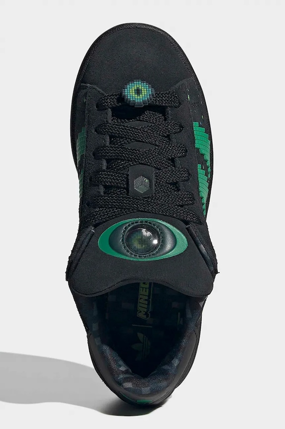 adidas Originals teniși din piele copii Minecraft CAMPUS 00s IH1733 negru