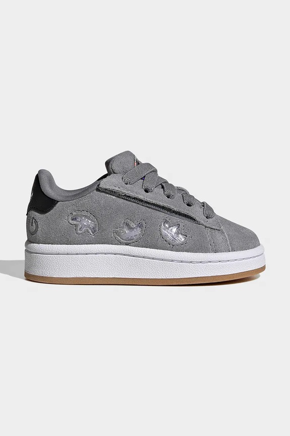 Дитячі кросівки adidas Originals CAMPUS 00s LED LIGHTS імітація лицьової шкіри сірий IH6384