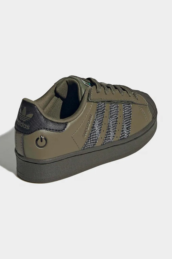 Хлопчик Дитячі кросівки adidas Originals SUPERSTAR LED LIGHTS IH6386 зелений