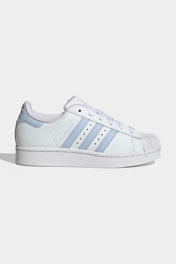 adidas Originals sneakers pentru copii SUPERSTAR II imitatie de piele alb JR9864