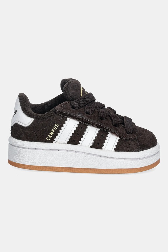 Detské kožené tenisky adidas Originals CAMPUS 00s JQ2002 hnedá SS26