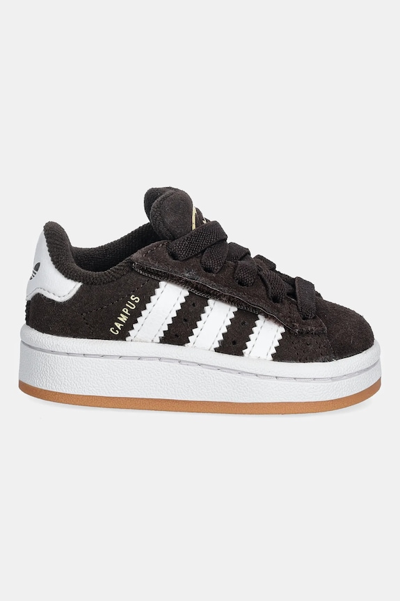 Detské kožené tenisky adidas Originals CAMPUS 00s JQ2002 hnedá SS26