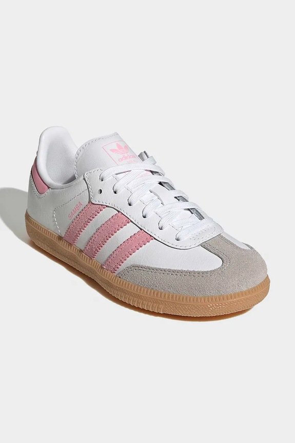 Παιδικά sneakers adidas Originals SAMBA OG JQ2024 λευκό SS26