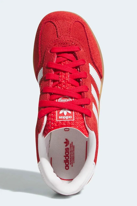Otroške superge adidas Originals GAZELLE INDOOR IH9136 rdeča