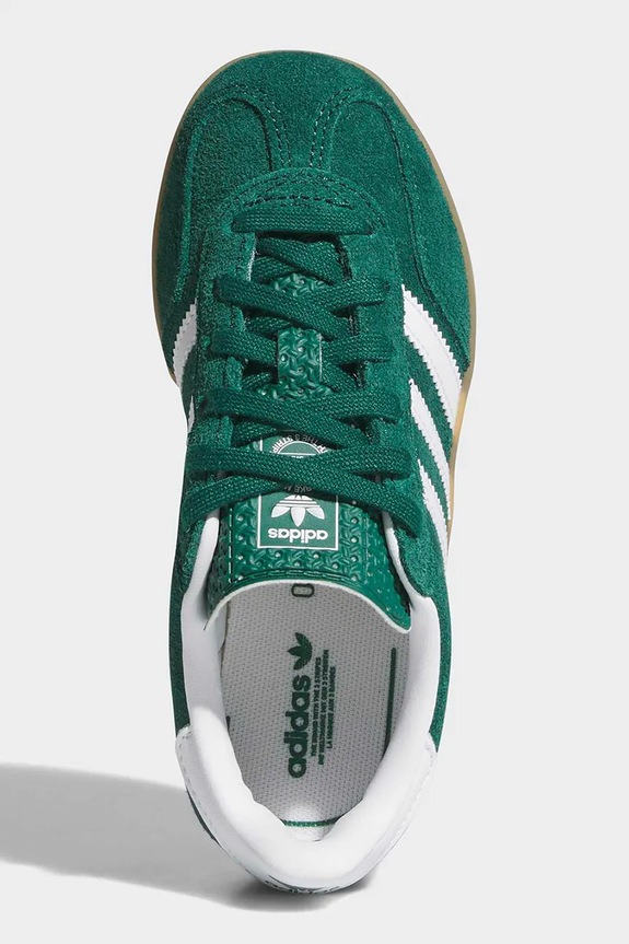 Παιδικά sneakers adidas Originals GAZELLE INDOOR IH9134 πράσινο