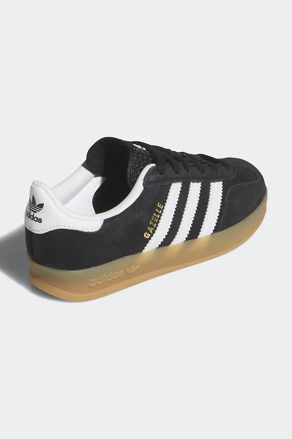Deklice Otroške superge adidas Originals GAZELLE INDOOR IH9135 črna
