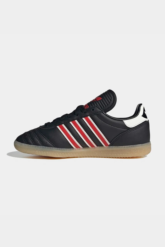 adidas Originals sneakersy skórzane dziecięce SAMBA JP czarny JP9529