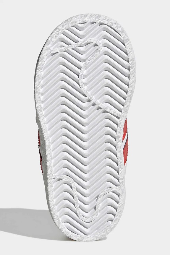 Dječje tenisice od brušene kože adidas Originals DISNEY SUPERSTAR LED LIGHTS KK1294