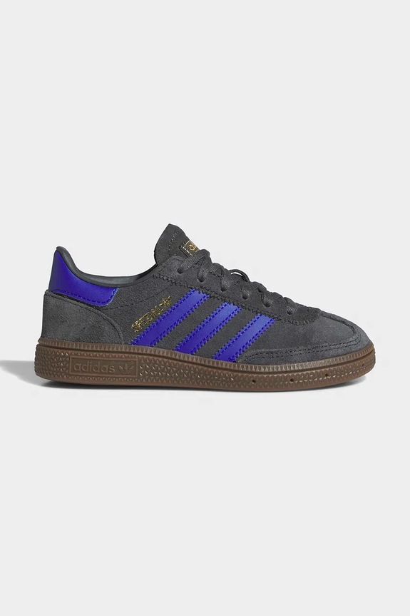 adidas Originals sneakers in camoscio per bambini HANDBALL SPEZIAL con lacci marrone JP9568