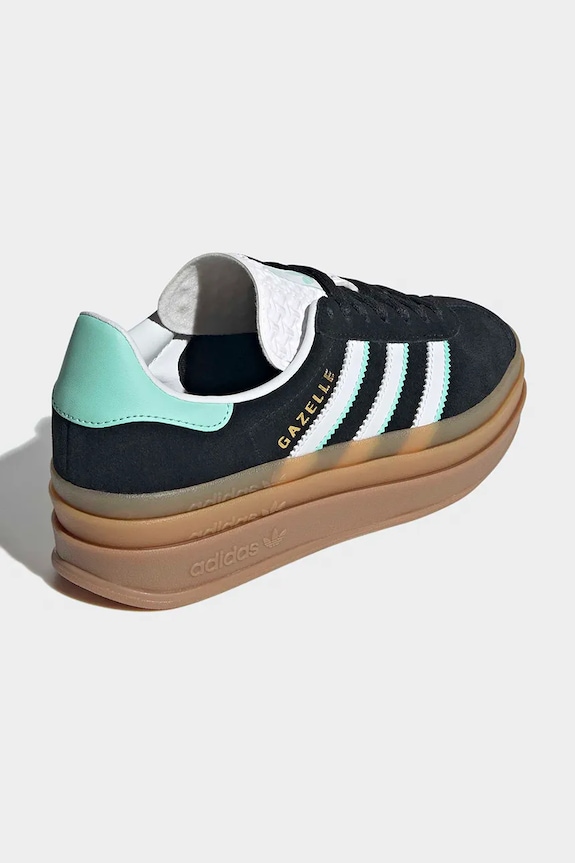 Băieți adidas Originals teniși din piele copii GAZELLE BOLD IH6456 negru