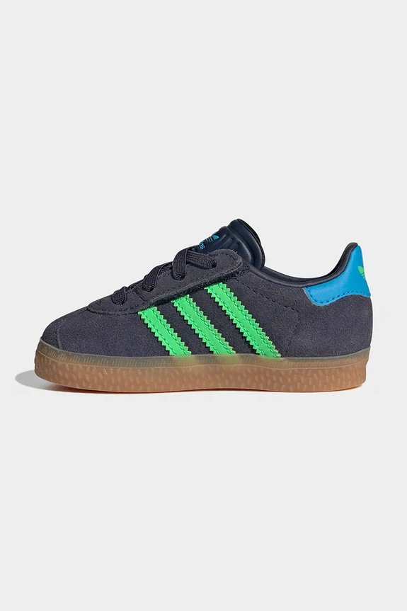 Детски велурени маратонки adidas Originals GAZELLE сив IH6476