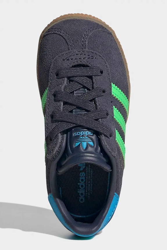 Детски велурени маратонки adidas Originals GAZELLE IH6476 сив