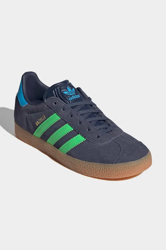Otroške superge iz semiša adidas Originals GAZELLE IH6466 siva SS26