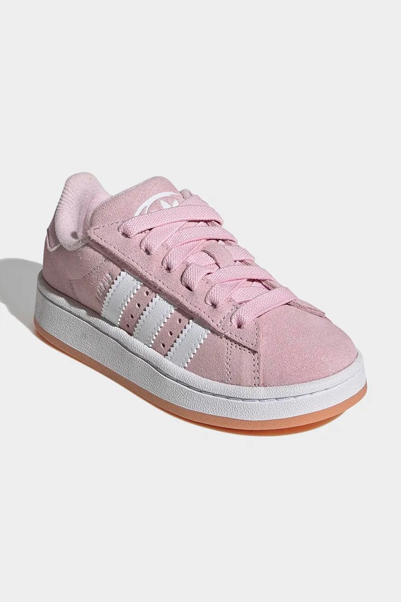 Detské kožené tenisky adidas Originals CAMPUS 00s KH8806 ružová SS26