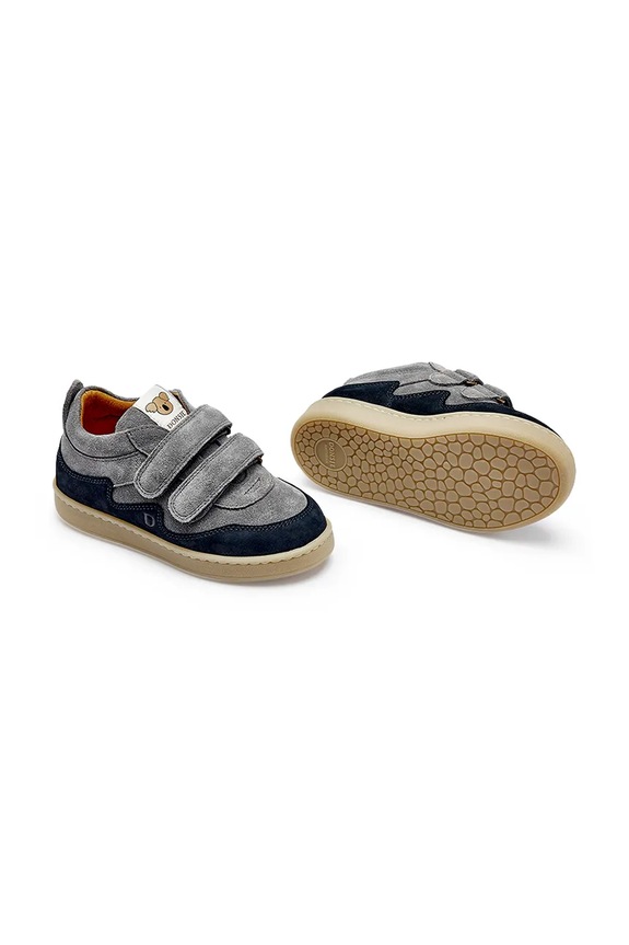Donsje sneakersy zamszowe dziecięce Ivalo Sneakers Koala niska szary 2032702.29.33