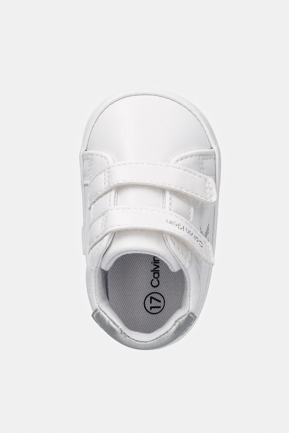 Βρεφικά παπούτσια Calvin Klein Jeans λευκό V0A9.83201