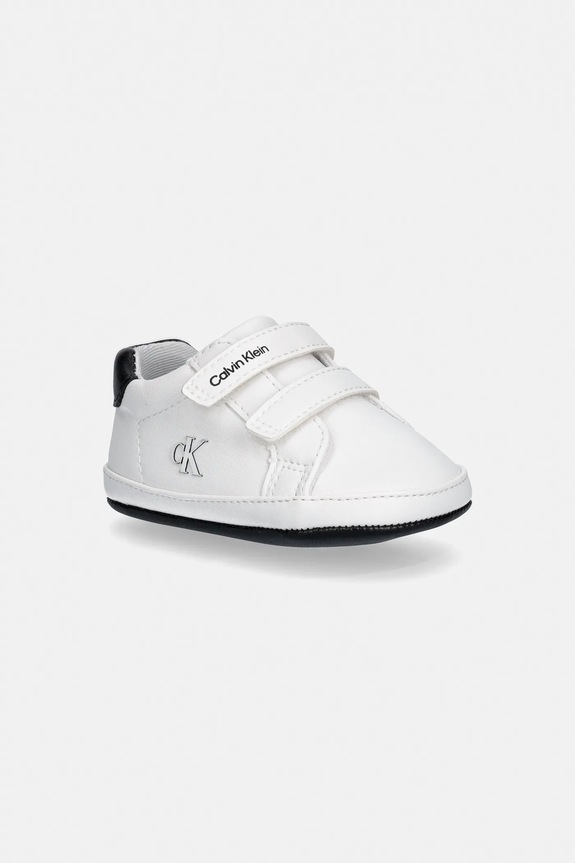 Cipele za bebe Calvin Klein Jeans Planet friendly bijela V0B9.83273