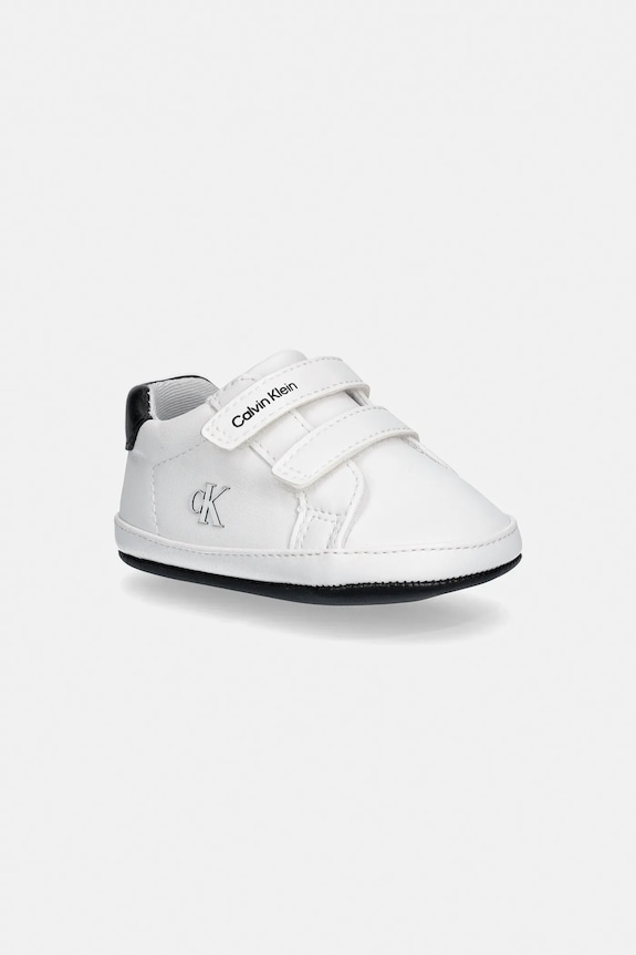 Cipele za bebe Calvin Klein Jeans Planet friendly bijela V0B9.83273
