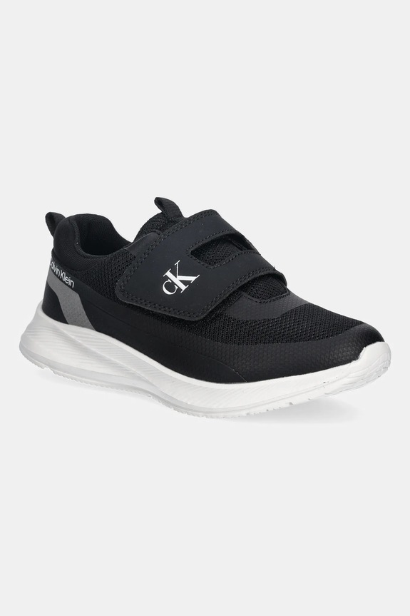 Παιδικά sneakers Calvin Klein Jeans συνθετικό μαύρο V1X9.83308.30.34