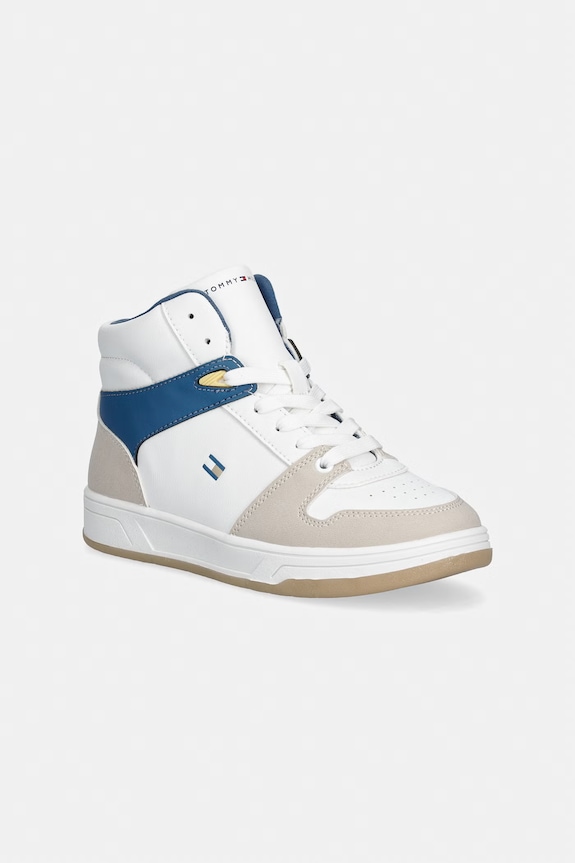 Detské tenisky Tommy Hilfiger vysoký biela T3X9.34364.30.34