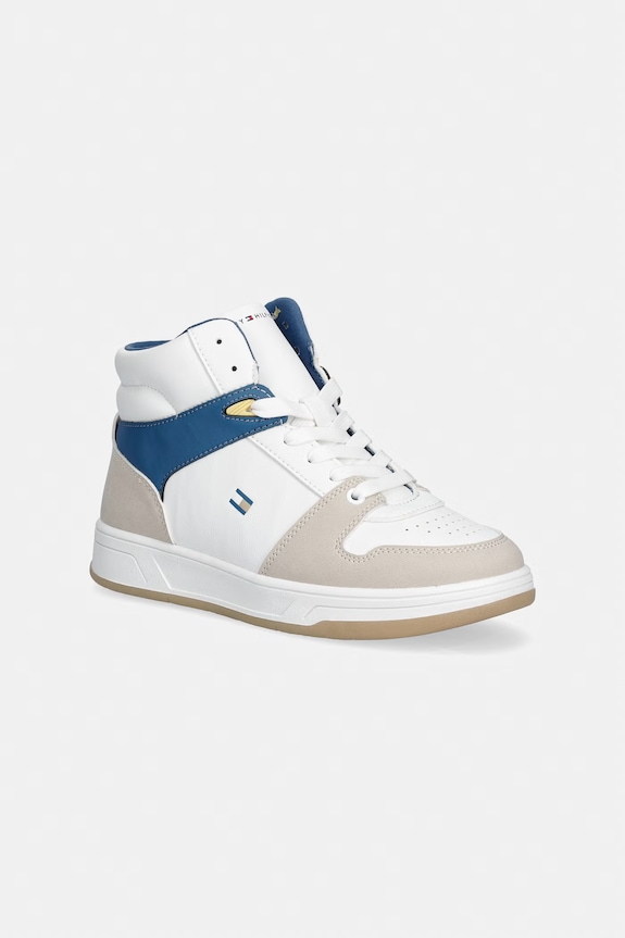 Detské tenisky Tommy Hilfiger vysoký biela T3X9.34364.35.41
