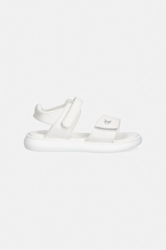 Calvin Klein Jeans sandale copii V1A2.83240.30.34 alb SS26