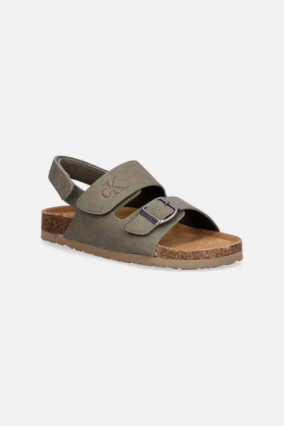 Calvin Klein Jeans detské sandále zelená V3X2.83328.35.40