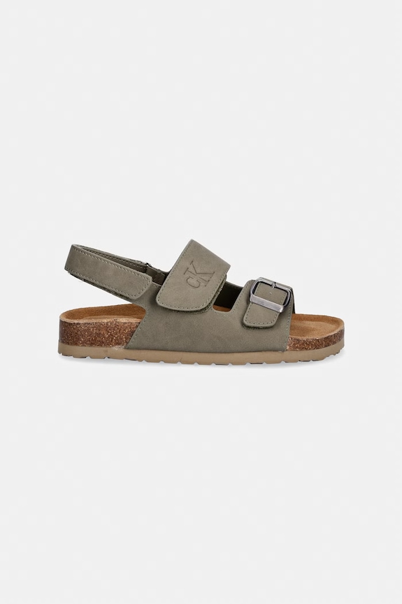 Calvin Klein Jeans detské sandále V3X2.83328.35.40 zelená SS26