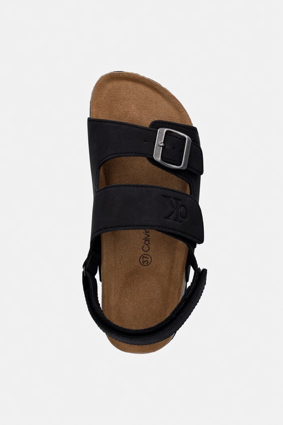 Calvin Klein Jeans detské sandále čierna V3X2.83328.35.40