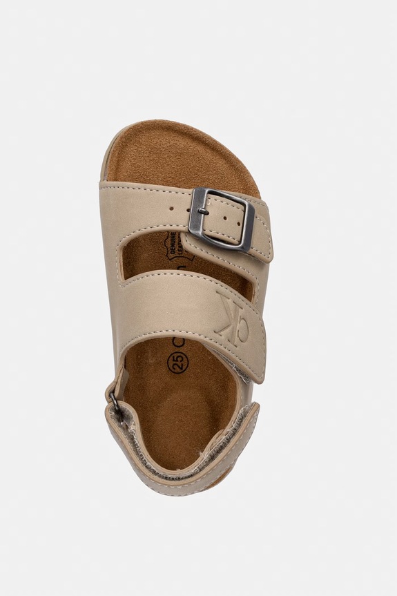 Calvin Klein Jeans sandały dziecięce beżowy V3X2.83328.24.29