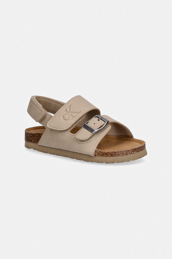 Calvin Klein Jeans sandale copii bej V3X2.83328.30.34