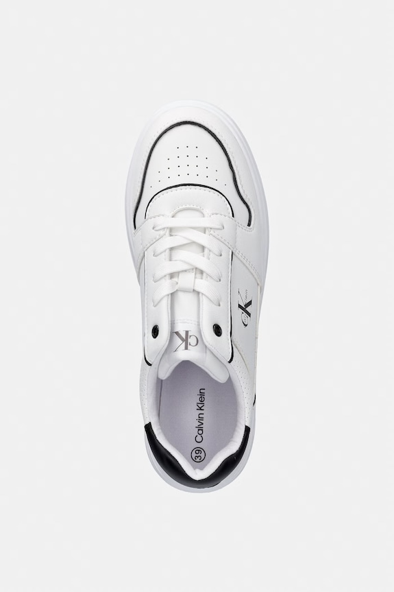 Calvin Klein Jeans sneakers pentru copii alb V3X9.83297