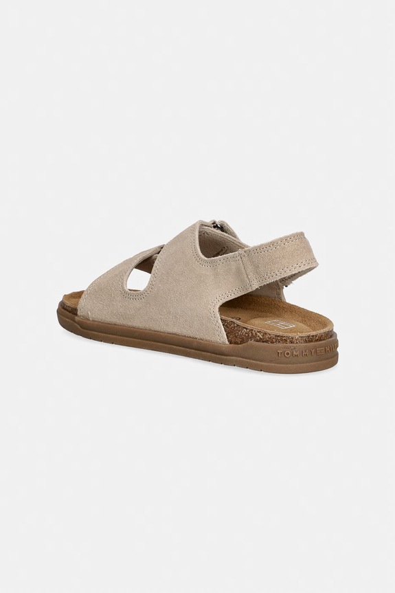 Chlapec Detské semišové sandále Tommy Hilfiger T3X2.34394.22.34 béžová