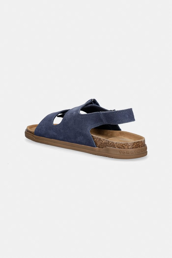 Chlapec Detské semišové sandále Tommy Hilfiger T3X2.34394.35.41 tmavomodrá