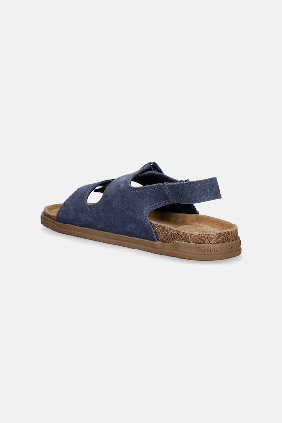 Chlapec Detské semišové sandále Tommy Hilfiger T3X2.34394.35.41 tmavomodrá