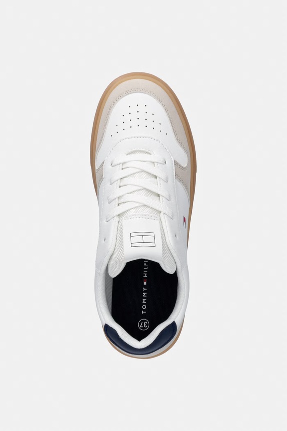 Παιδικά sneakers Tommy Hilfiger λευκό T3X9.34351.35.41