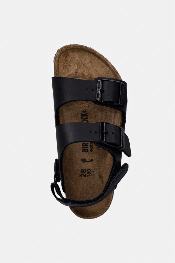 Birkenstock sandały dziecięce Milano AS Kids BF czarny 1032009.24.35