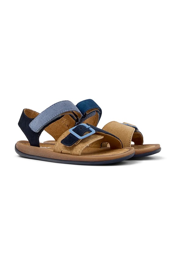 Băieți Camper sandale din piele pentru copii Bicho TWS Kids K800672.25.27.TWS bleumarin