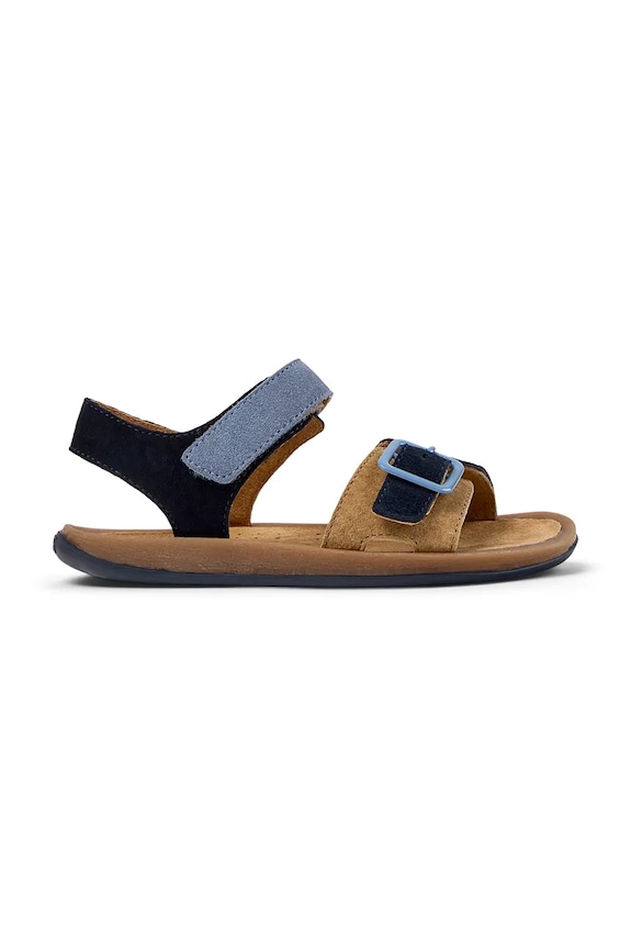 Detské kožené sandále Camper Bicho TWS Kids K800672.28.34.TWS tmavomodrá SS26