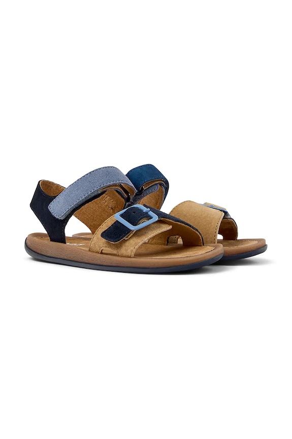 Chlapec Detské kožené sandále Camper Bicho TWS Kids K800672.28.34.TWS tmavomodrá