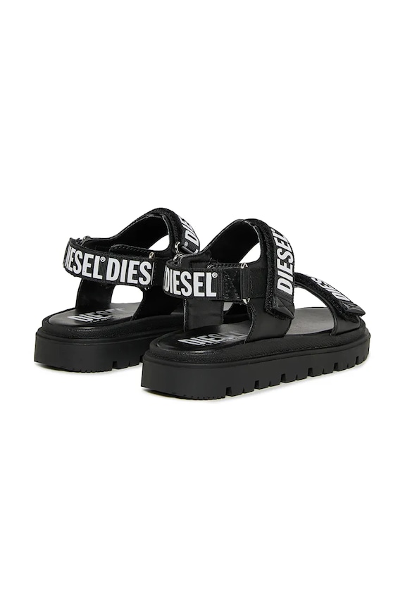 Chłopiec Diesel sandały dziecięce D-SANTAP SANDALS BC1067.KF018.36.40 czarny