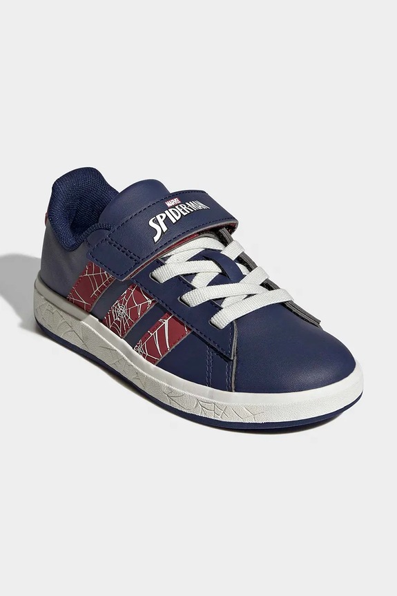 Παιδικά sneakers adidas GRAND COURT SPIDER-MAN JS2343 σκούρο μπλε SS26