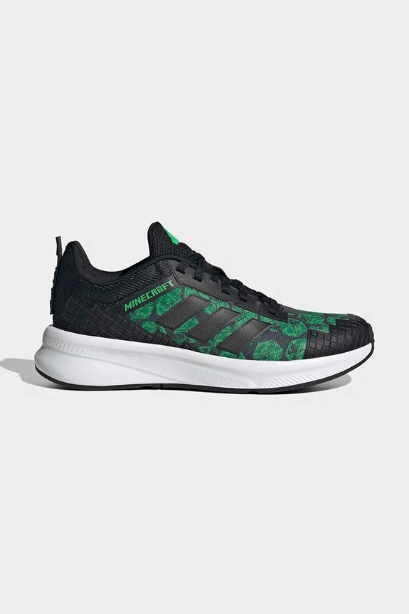 adidas sneakersy dziecięce MINECRAFT FORTARUN syntetyczny czarny JR1932