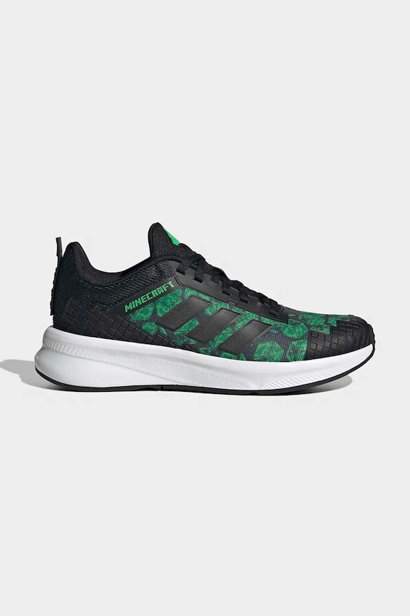 adidas sneakersy dziecięce MINECRAFT FORTARUN syntetyczny czarny JR1932