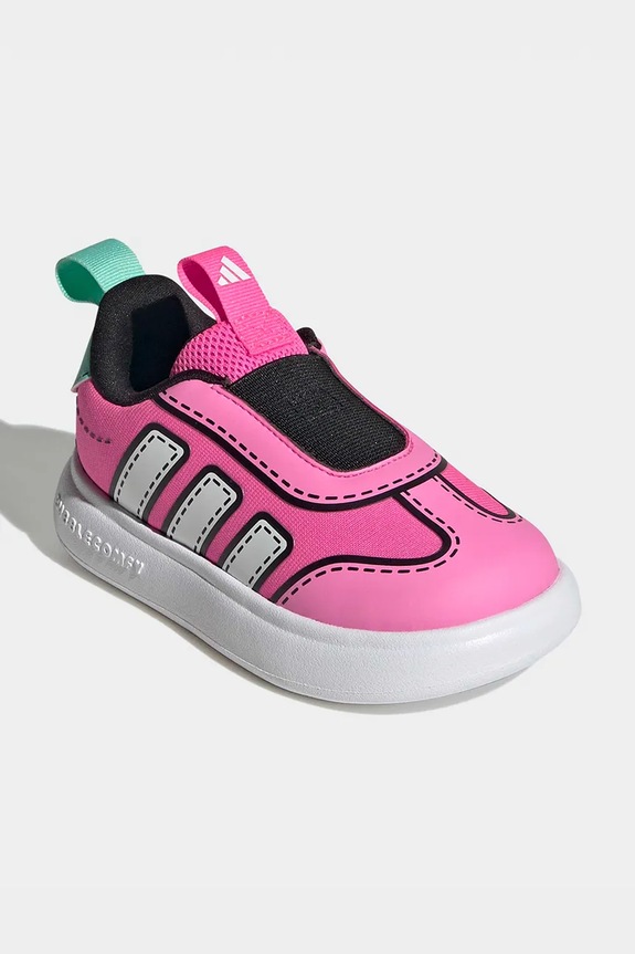 adidas sneakersy dziecięce BUBBLECOMIC JS0126 różowy SS26