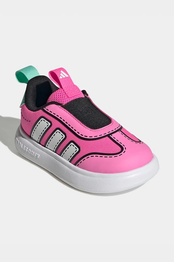adidas sneakersy dziecięce BUBBLECOMIC JS0126 różowy SS26