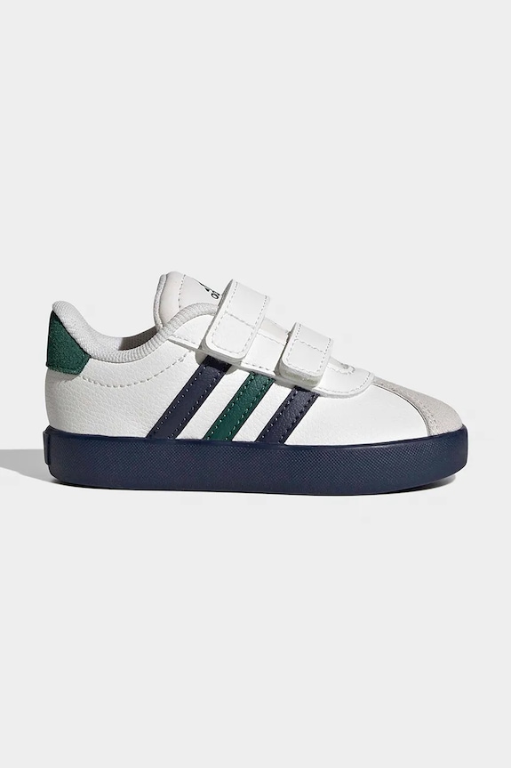 Dětské tenisky adidas VL COURT 3.0 semišová kůže bílá IH3964