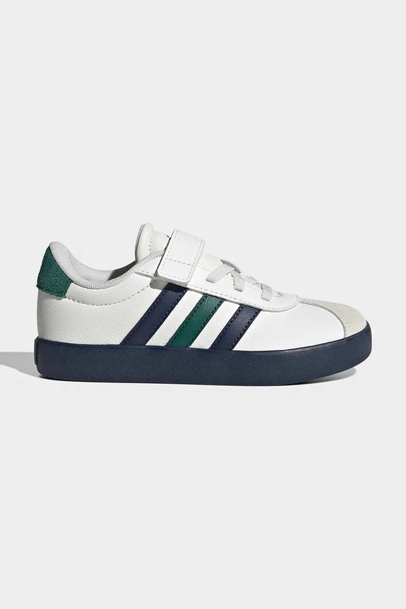 Dětské tenisky adidas VL COURT 3.0 semišová kůže bílá IH3957